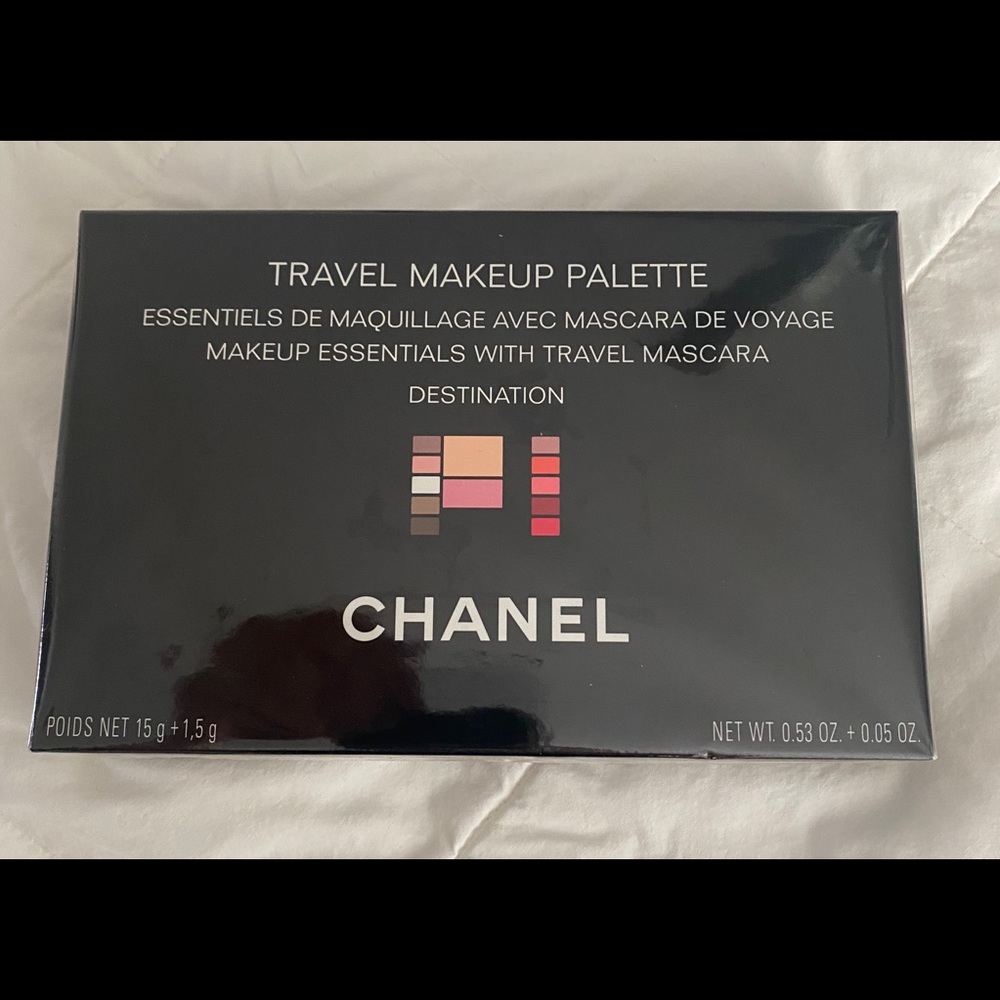 NEW IN BOX CHANEL TRAVEL MAKEUP PALETTE W/ MASCARA